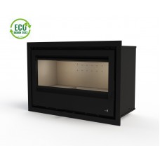 Insert Lagos Ecodesign Modèle Lagos-C-795 Porte Battante Avec Puissance 8Kw De La Marque Termofoc Oui, Avec Ventilation , Foyer Acier Carbone Et Vermiculite