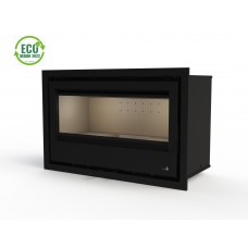 Insert Lagos Ecodesign Modèle Lagos-C-895 Porte Battante Avec Puissance 9Kw De La Marque Termofoc Oui, Avec Ventilation , Foyer Acier Carbone Et Vermiculite