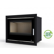 Pack Complet Insert Portimao Ecodesign Modèle Portimao-C-695-S Porte Battante Avec Puissance 7.3Kw De La Marque Termofoc Oui, Avec Ventilation, Foyer Acier Carbone Et Vermiculite + Pour Insert Portimao-C-695-S Option Cadre 3 Côtés Acier Cadre 3L - Dimensi