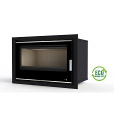 Pack Complet Insert Portimao Ecodesign Modèle Portimao-C-895-S Porte Battante Avec Puissance 9Kw De La Marque Termofoc Oui, Avec Ventilation , Foyer Acier Carbone Et Vermiculite + Pour Insert Portimao-C-895-S Option Cadre 4 Côtés Verre Cadre 4Lv - Dimensi