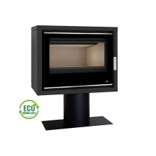 Insert Poêle A Bois Portimao Ecodesign Modèle Portimao-Sl-695-S-Base Porte Battante Avec Puissance 7.3Kw De La Marque Termofoc Oui Avec Ventilation , Foyer Acier Carbone Et Vermiculite