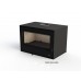 Pack Complet Insert Aveiro Ecodesign Modèle Aveiro-C-795 Porte Battante Avec Puissance 8Kw De La Marque Termofoc Oui, Avec Ventilation , Foyer Acier Carbone Et Vermiculite + Pour Insert Aveiro-C-795 Option Cadre 3 Côtés Acier Cadre 3L - Dimensions :856X57