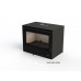 Pack Complet Insert Viseu Ecodesign Modèle Viseu-C-695-S Porte Battante Avec Puissance 7.3Kw De La Marque Termofoc Oui, Avec Ventilation, Foyer Acier Carbone Et Vermiculite + Pour Insert Viseu-C-695-S Option Cadre 3 Côtés Acier Cadre 3L - Dimensions :756X