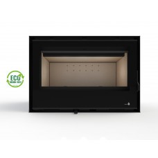 Pack Complet Insert Viseu Ecodesign Modèle Viseu-C-795-S Porte Battante Avec Puissance 8Kw De La Marque Termofoc Oui, Avec Ventilation , Foyer Acier Carbone Et Vermiculite + Pour Insert Viseu-C-795-S Option Cadre 3 Côtés Acier Cadre 3L - Dimensions :856X5