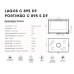 Pack Complet Insert Portimao Ecodesign Modèle Portimao-C-895-S-Df Porte Battante Double Face Avec Puissance 8Kw De La Marque Termofoc Oui, Avec Ventilation , Foyer Acier Carbone Et Vermiculite + 2X Pour Insert Portimao-C-895-S-Df Option Cadre 4 Côtés Verr