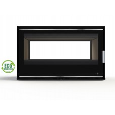 Insert Portimao Ecodesign Modèle Portimao-C-895-S-Df Porte Battante Double Face Avec Puissance 8Kw De La Marque Termofoc Oui, Avec Ventilation , Foyer Acier Carbone Et Vermiculite